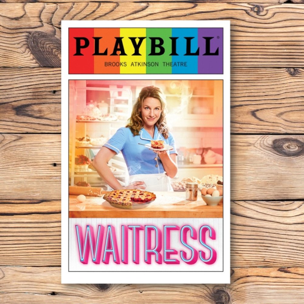 Waitress Playbill Broadway Musical Refrigerator Fridge Locker Tool Box Magnet